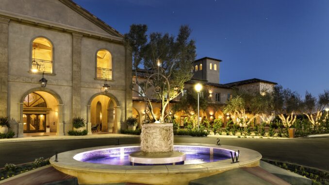 Allegretto front fountain